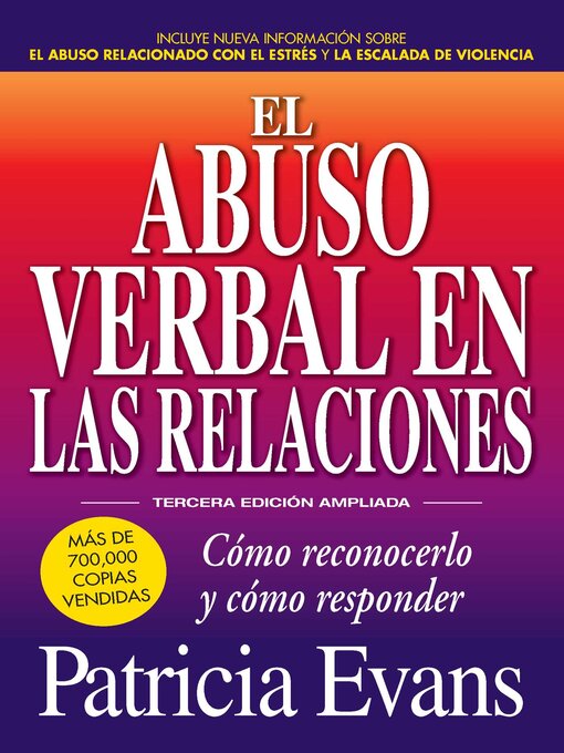 Cover image for El abuso verbal en las relaciones (The Verbally Abusive Relationship)